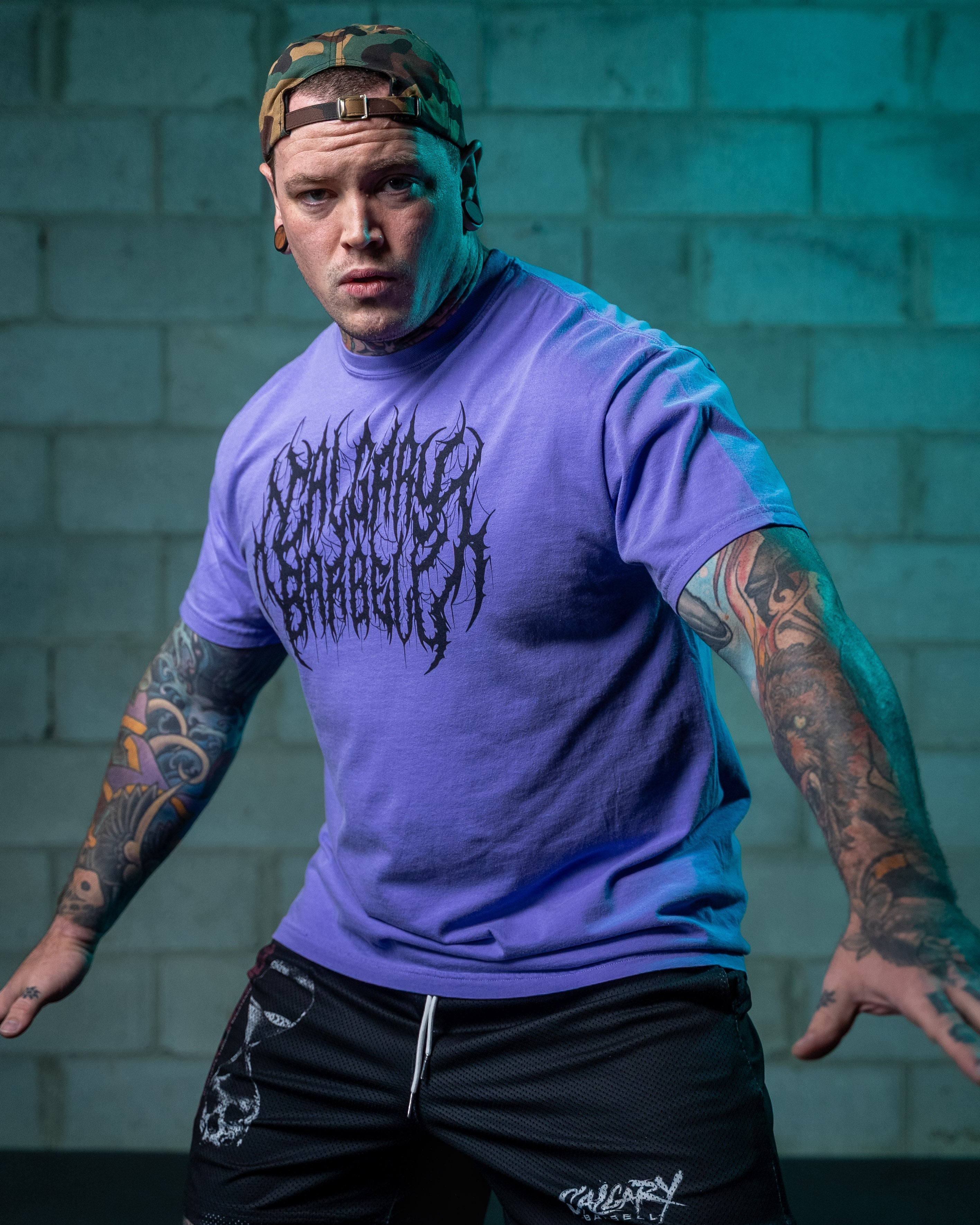 CBB Metal Logo Tee - Purple