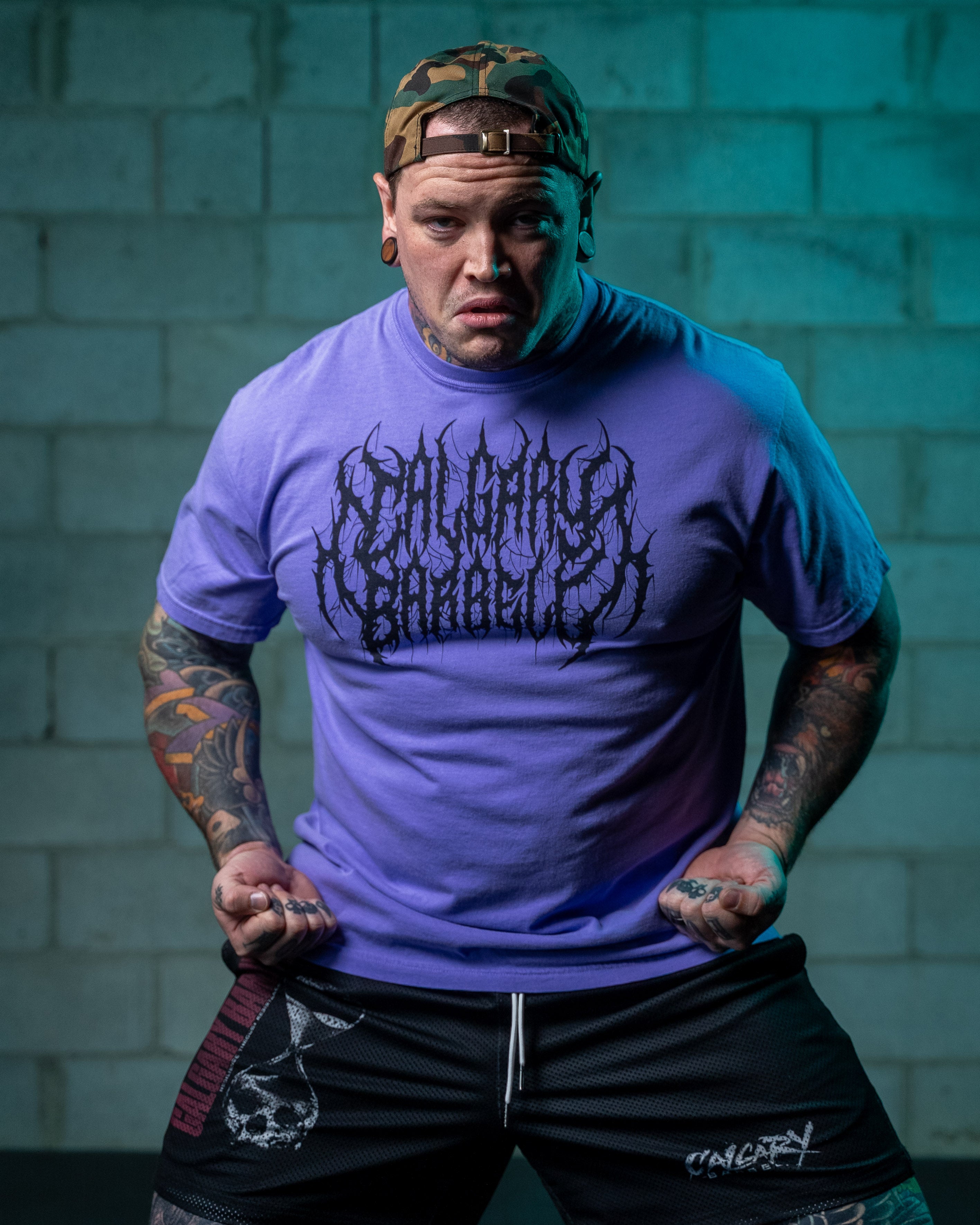 CBB Metal Logo Tee - Purple